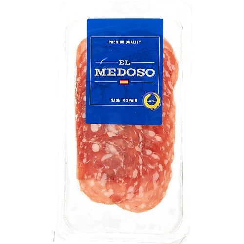 Ковбаса El MEDOSO Salchichon Cular нарізка, 80г.