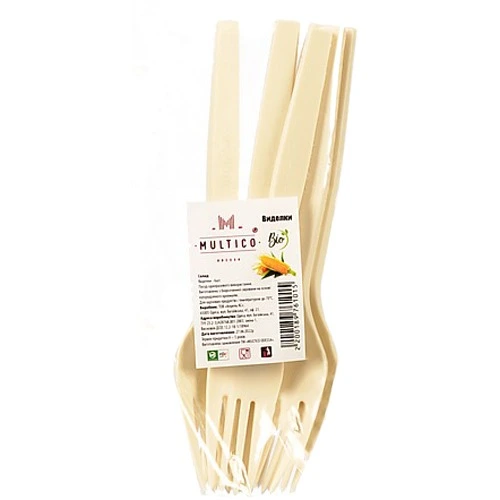 Виделки Multico 6шт біорозчинні