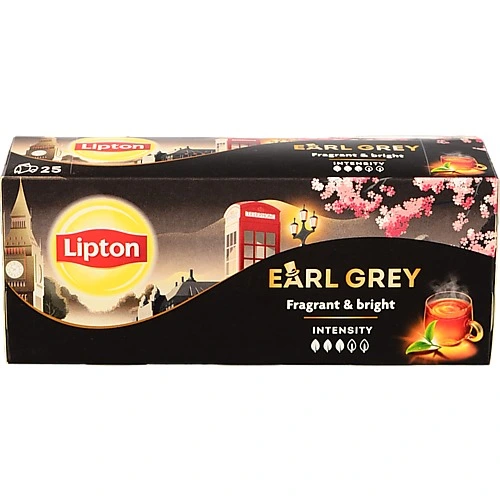 Чай Lipton Earl Grey чорний 25 пакетиків