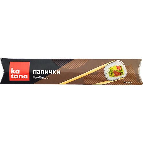 Палички бамбукові Katana 5пар