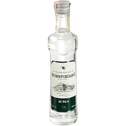 Горілка 0.5л 38% особлива М'яка Немирівська пл