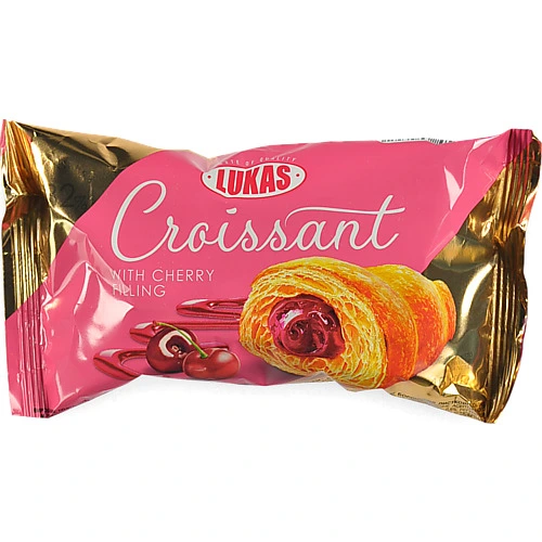 Круасан Lukas з вишневим наповнювачем, 45 г