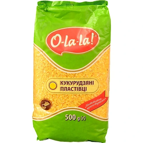 Пластівці кукурудзяні O-La-La 500г