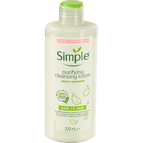 Лосьон Simple 200мл очищаючий kind to skin