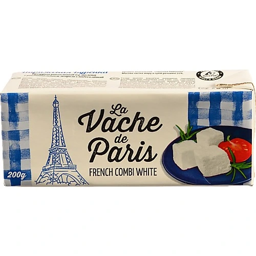 Сир Паризька Бурьонка 200г фета комбі