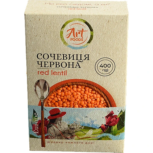 Сочевиця Арт Фудз 400г червона