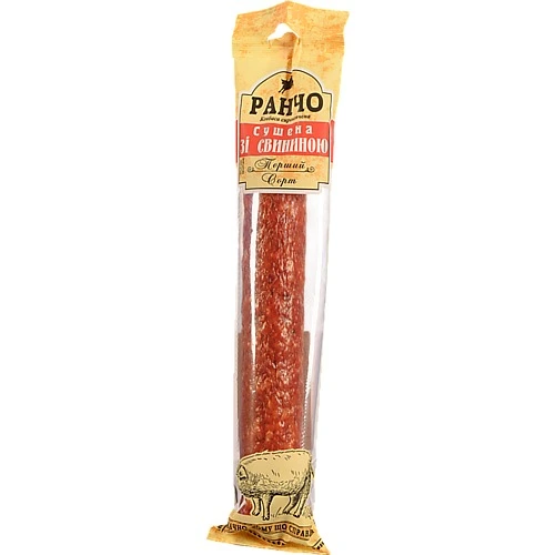 Ковбаса Сушена зі свининою Ранчо с/к 340г