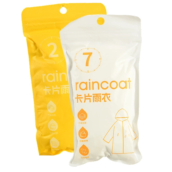 Плащ-дощовик прозорий водонепроникний одноразовий.