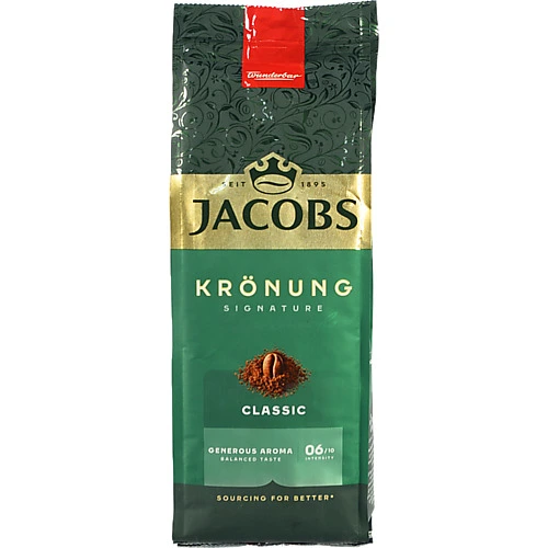 Кава натуральна смажена мелена Classic Kronung Jacobs м/у 200г