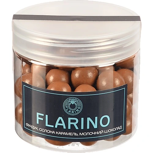 Фундук у солоній карамелі покритий молочним шоколадом Flarino п/б 180г