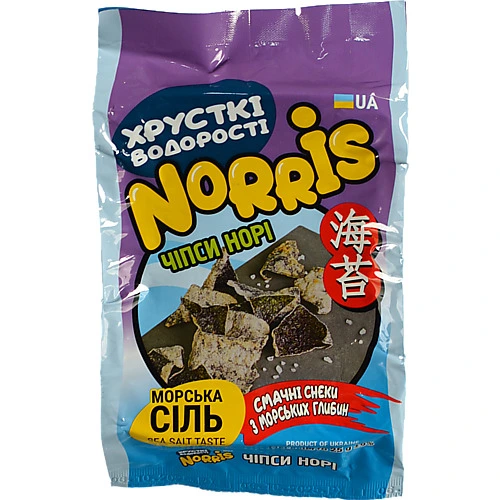 Чипси норі з сіллю Norris м/у 25г