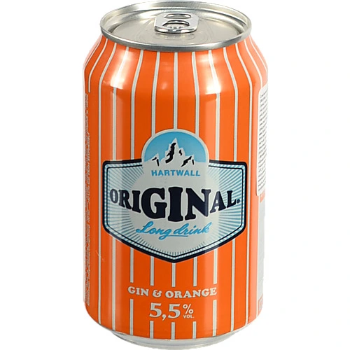 Коктейль ORIGINAL Long Drink 0.33л gin orange газ з.б