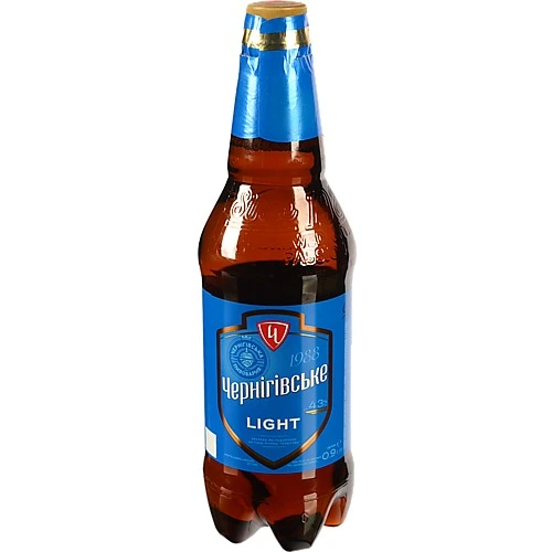 Пиво Чернігівське Light 0.9л світле пастеризоване