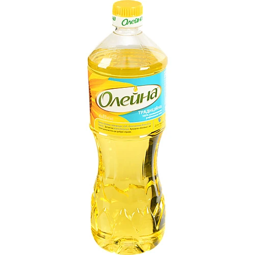 Олія соняшникова рафінована Традиційна Олейна 850мл