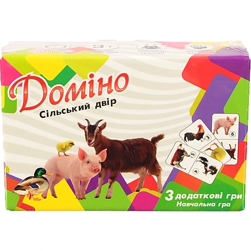 Доміно 30766 укр Сільський двір в кор-ці 17.5-11.8-5.6 см