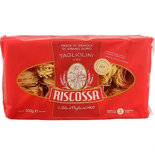 Паста Riscossa 500г тагліоліні т.сорт