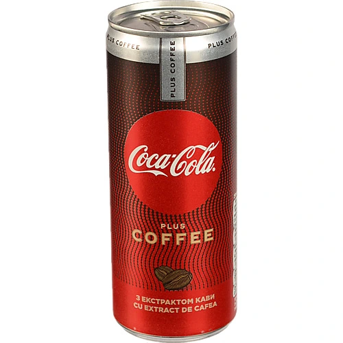 Напій безалкогольний сильногазований Plus Coffee Coca-Cola 250мл