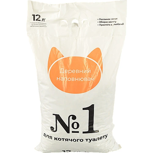 Наповнювач для котячого туалету Super Cat 1 3кг деревини
