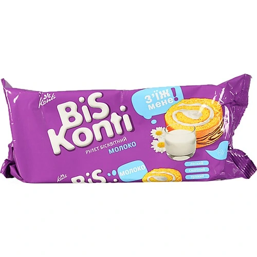 Рулет Biskonti 150г молоко