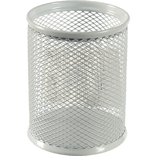 Підставка для ручок кругла 80х80х100мм. мет. біла