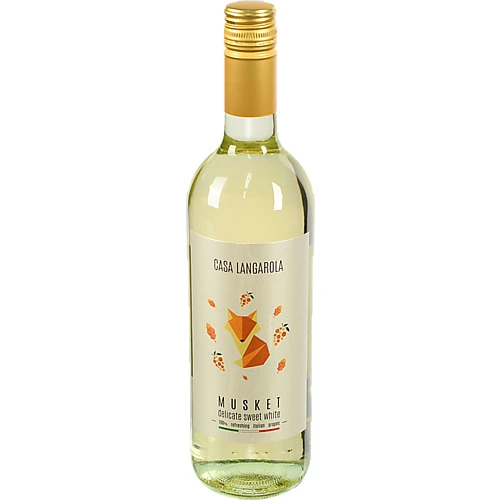 Вино Casa Langarola 0.75л musket 5.5 н.солодке біле