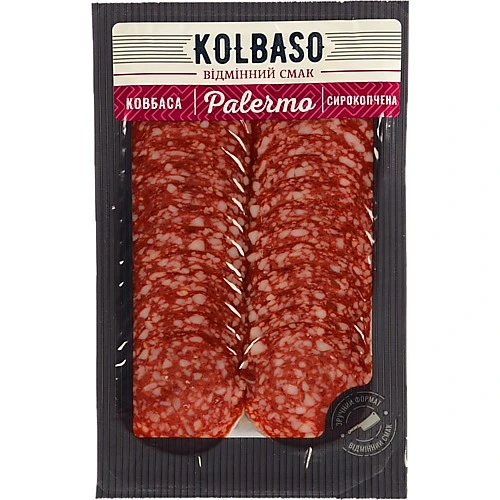 Ковбаса Kolbaso Рalermo сирокопчена, перший гатунок, 80 г
