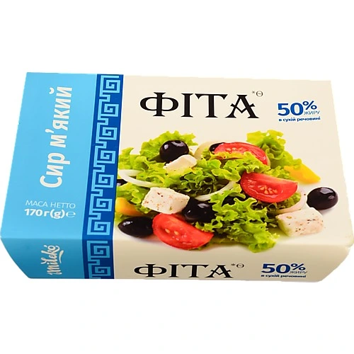 Сир м'який Mileko 170г 50% жирності