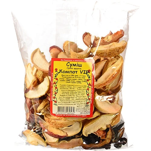 Суміш сухих фруктів Компот VIP Світ Фруктів 250г