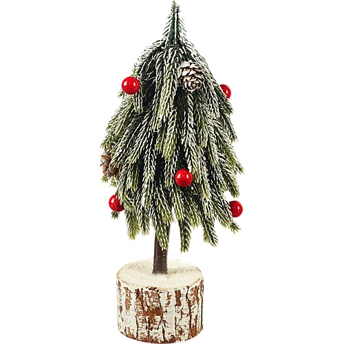 Декор новорічний Ялинка в горщику тип 6 23cm