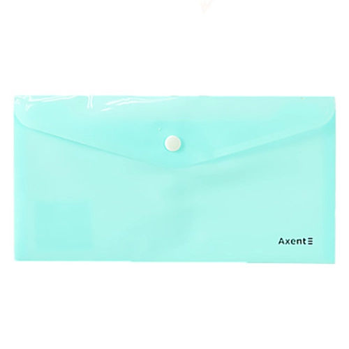 Папка-конверт на кнопці DL. Pastelini. мятна