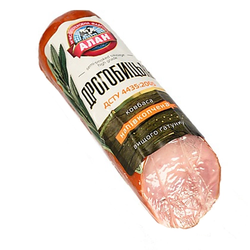 Ковбаса Дрогобицька вищого гатунку, порційна