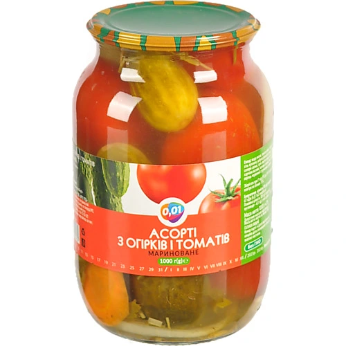 Овочеве асорті 0.01 1л