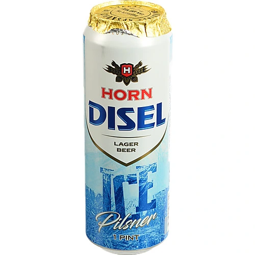 Пиво Horn Disel Ice Pilsner світле фільтроване пастеризоване 0.568л