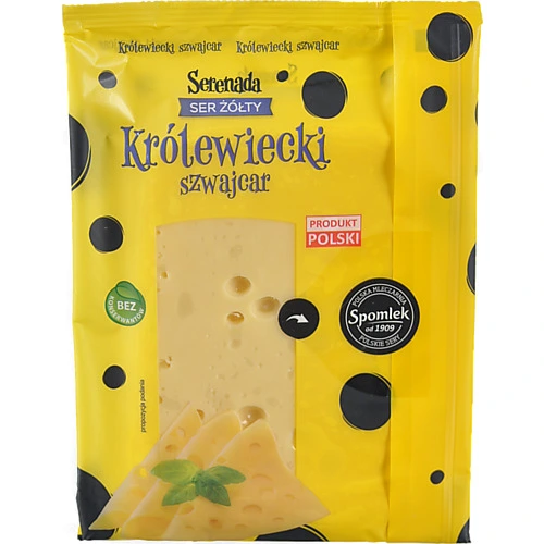 Сир Serenada 135г 45% кропевецький швейцар нарізка