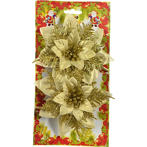 Декор новорічний Квіти зимові тип 4 1414