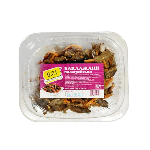 Баклажани по-корейськи 180г