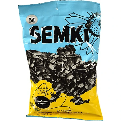 Насіння соняшника смажене Класичне Semki м/у 120г