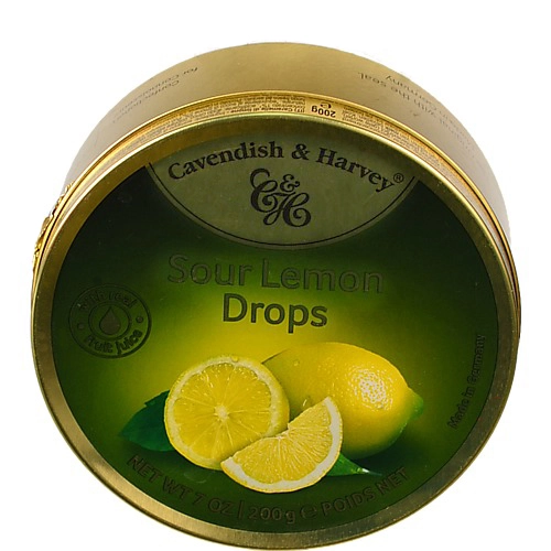 Карамель льодяникова Sour Lemon Drops Cavendish&Harvey з/б 200г