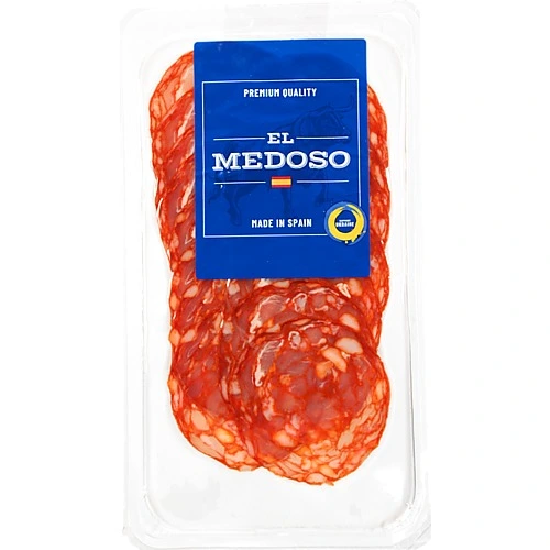 Ковбаса  El MEDOSO 80г Chorizo Cular  нарізка
