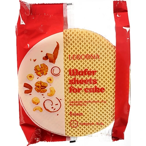 Коржі вафельні для торта Класика Lekorna м/у 90г