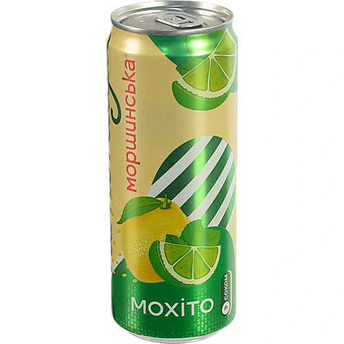 Напій Лимонада Моршинська 0.33л мохіто сл.газ з.б.