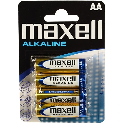 Батарейки АА LR6 Alkaline Maxell (4шт)