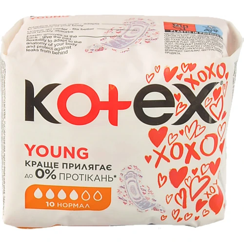 Прокладки Kotex янг 10шт