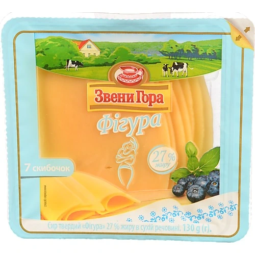 Сир Звенигора 130г фігура 27%