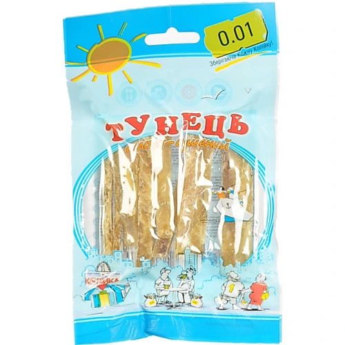 Тунець 0.01 35г  солоно сушений