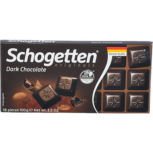 Шоколад чорний Schogetten к/у 100г