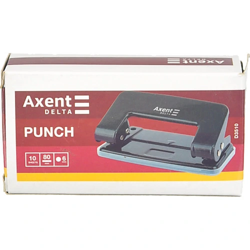 Діркопробивач металевий. 10арк. чорний. Delta