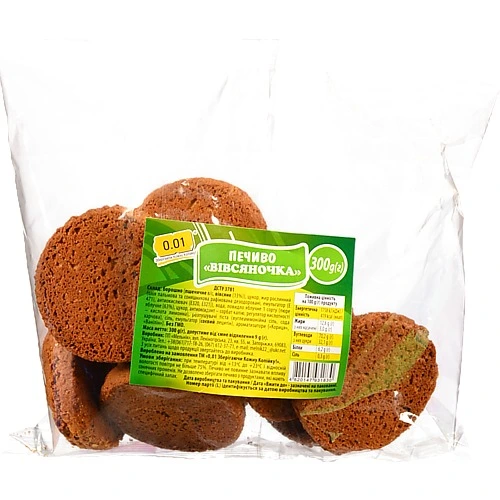 Пряник 0.01 300г вівсяночка