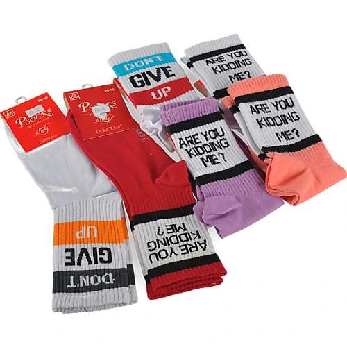 Шкарпетки Psocks жін.з написом 36-40р.