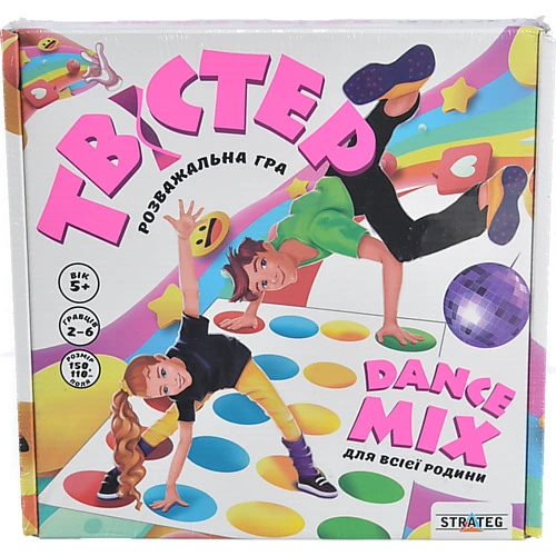 Настільна гра Твістер Dance Mix 30277 Strateg 1шт